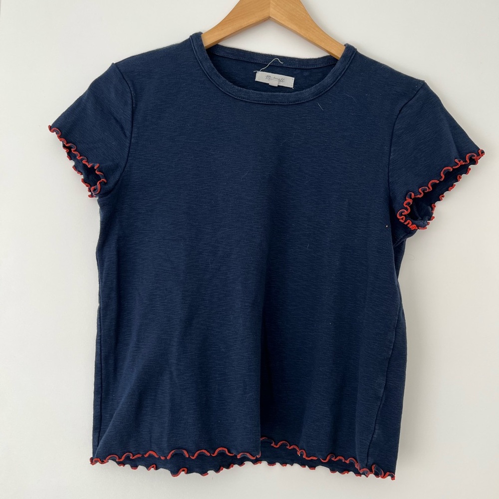 Madewell | size m | navy baby doll tee